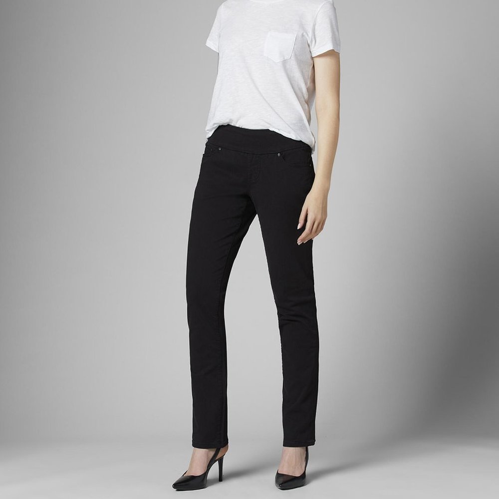 Black Jag Stretch Jeans Straight Leg